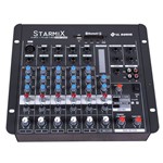 Mesa de Som Starmix Bluetooth 6 Canais 17.5W S602rbt Ll Áudio