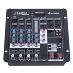 Ficha técnica e caractérísticas do produto Mesa de Som Starmix Bluetooth com Efeito 12.5W 4 Canais LL Áudio - Bivolt