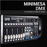 Ficha técnica e caractérísticas do produto Mesa Dmx Mini Lpg 192 Cenas Dmx512 Bivolt