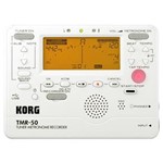Ficha técnica e caractérísticas do produto Metrônomo Afinador Gravador Digital Korg TMR-50 Branco