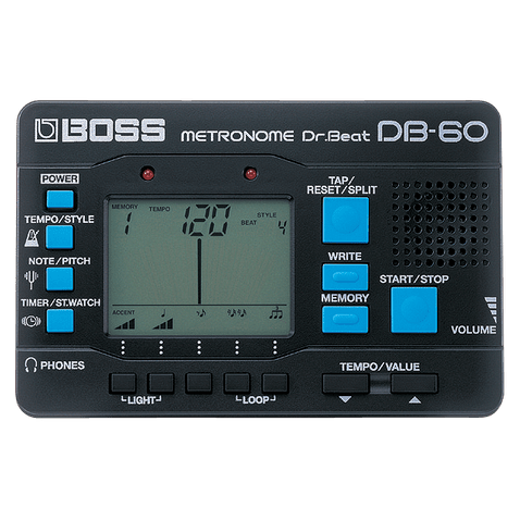 Ficha técnica e caractérísticas do produto Metronomo Boss Db 60 Digital Dr Beat