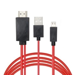 Ficha técnica e caractérísticas do produto Micro-USB para HDMI Conversor de 11 Pin para HDMI Aplicável a Samsung S5 / S4 / S3 Mobile Phone