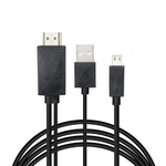Ficha técnica e caractérísticas do produto LAR Micro-USB para HDMI Conversor de 11 Pin para HDMI Aplicável a Samsung S5 / S4 / S3 Mobile Phone audio adapter