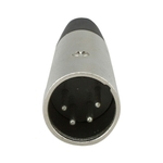 Ficha técnica e caractérísticas do produto Microfone 4 Pin XLR Balance solda Masculino Plug Adapter