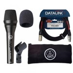 Ficha técnica e caractérísticas do produto Microfone AKG P3S Vocal Kit + Espuma + Cabo
