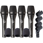 Ficha técnica e caractérísticas do produto Microfone AKG P3S vocal Kit + Espuma
