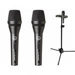 Ficha técnica e caractérísticas do produto Microfone AKG P3S Vocal Kit 2 + Suporte