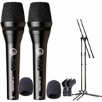Microfone AKG P3S Vocal Perception Kit 2 + Espuma + Pedestal