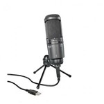 Ficha técnica e caractérísticas do produto Microfone Audio-Technica AT2020USB+