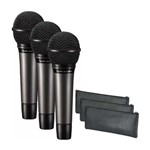 Ficha técnica e caractérísticas do produto Microfone Audio-technica Atm510pk (pack Com 03 Mics) Vocal
