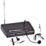 Microfone Auricular Sem Fio e Microfone de Lapela VHF, Pro MS115 CLI - TSI