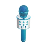 Ficha técnica e caractérísticas do produto Microfone Bluetooth Infantil Karaokê Show - Azul - Toyng