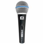 Microfone C/ Fio de Mão 58b-sw - Tsi