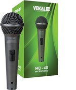 Ficha técnica e caractérísticas do produto Microfone C/ Fio Mão Dinâmico Unidirecional Mc40 Vokal MC-40