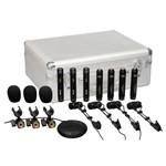Ficha técnica e caractérísticas do produto Microfone C/ Fio P/ Instrumentos (8 Unidades) DRK 681 - Superlux
