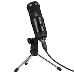 Ficha técnica e caractérísticas do produto Microfone Capacitor microfone USB para gravação de jogo de computador ao vivo transmissão de voz