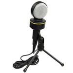 Ficha técnica e caractérísticas do produto Microfone com Fio Condensador para Gravação em Estudio Pc P2