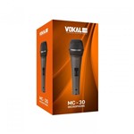 Ficha técnica e caractérísticas do produto Microfone com Fio de Mão Dinâmico Unidirecional Vokal MC-30