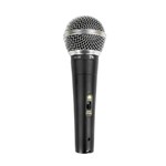 Microfone com Fio de Mão Voxtron By PZ VOX PZ 58 Dinamico C/ Chave Liga/Desliga