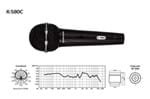 Ficha técnica e caractérísticas do produto Microfone com Fio Dinamico K580c Waldman