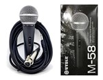 Ficha técnica e caractérísticas do produto Microfone com Fio M-58 Alta Sensibilidade - WVNGR