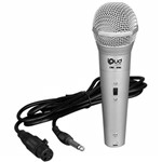 Microfone com Fio 3 Metros Dm-996 Prata Loud