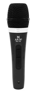Microfone com Fio Preto Profissional Dinâmico de Alta Qualidade Jiaxi