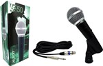 Ficha técnica e caractérísticas do produto Microfone com Fio Profissional LS50 com Cabo de 5 Metros - eu Quero Eletro