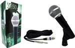 Ficha técnica e caractérísticas do produto Microfone com fio profissional ls50 com cabo de 5 metros