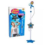 Microfone com Pedestal Rocky Boy - Dm Toys