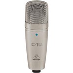 Ficha técnica e caractérísticas do produto Microfone Condensador Behringer C-1u Usb | Ideal para Gravações