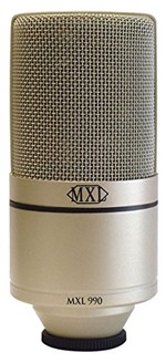 Ficha técnica e caractérísticas do produto Microfone Condensador para Estúdio MXL 990