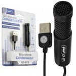 Ficha técnica e caractérísticas do produto Microfone Condensador para Gravação no Pc Mesa Knup Kp-915 - Generico