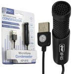 Microfone Condensador para Gravacao no Pc Mesa Knup Kp-915 Kp-915 Generico
