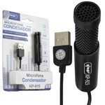 Ficha técnica e caractérísticas do produto Microfone Condensador para Gravacao no Pc Mesa Knup Kp-915 Kp-915 Generico
