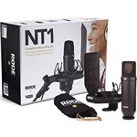 Ficha técnica e caractérísticas do produto Microfone Condensador Rode NT1 - Kit Completo
