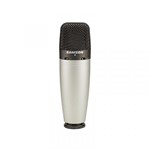 Microfone Condensador Samson C03 Cápsula Larga Multi Padrão