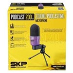 Ficha técnica e caractérísticas do produto Microfone Condensador SKP P/ Estúdio PODCAST 200 - AC0870
