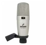 Microfone Condensador USB Arcano PALLI-GRAY-U C/ Suporte