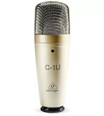 Microfone Condensador Usb Behringer C1 U Prof. Estudio