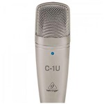 Microfone Condesador C1U USB Prata Behringer