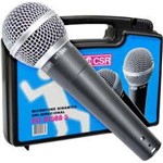 Ficha técnica e caractérísticas do produto Microfone Csr Ht48a com Cabo Case