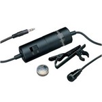 Ficha técnica e caractérísticas do produto Microfone de Lapela com Fio Atr3350 - Audio Technica