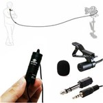 Ficha técnica e caractérísticas do produto Microfone de Lapela com Fio Greika GK-CM1