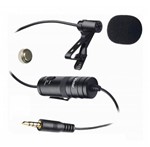 Ficha técnica e caractérísticas do produto Microfone de Lapela com Fio para DSLR ou Smartphone - Vivitar