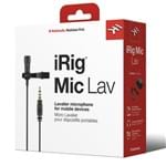 Ficha técnica e caractérísticas do produto Microfone de Lapela Ik Multimedia Irig Mic Lav