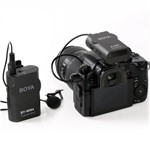 Ficha técnica e caractérísticas do produto Microfone de Lapela Sem Fio para Dslr Nikon e Canon Boya By-wm4