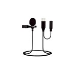 Ficha técnica e caractérísticas do produto Microfone de Lapela USB-C com Auxiliar Fone de Ouvido - Cirilo Cabos