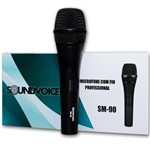 Ficha técnica e caractérísticas do produto Microfone de Voz Profissional Alta Qualidade Soundvoice Sm90