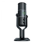 Ficha técnica e caractérísticas do produto Microfone Digital Seiren USB Preto 623770 - Razer